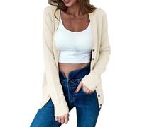 Open Front Cardigan for Women 2025 Lightweight Long Sleeve Open Front Cute Cardigans Sweaters Fashion Outerwear