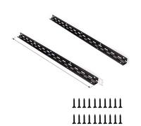 Open Long Line L380mm L153mm 1mm Thick Iron Black Piano Furniture Hinge With Screws para Armario,Pianos(8109B-L380w26 2pcs)