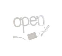 Open Sign LED Neon Light Battery Operated Colorful Wall Decor for Bar Restaurant Party Decoration 16-inch Size