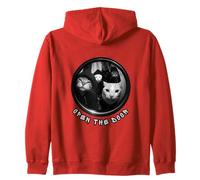 Open The Door Funny Cat Gang Meme Sudadera con Capucha