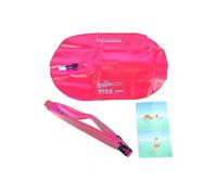 Open Water Swim Buoy - Rose Red, Safety Drift Bag for Swimming, Snorkeling and Swim Training