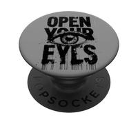 Open Your Eyes, Abre Tus Ojos, Ojos Camiseta Hombre Mujer PopSockets PopGrip Adhesivo