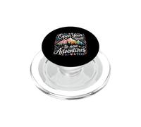 Open Your Heart To New Adventures Viajar Explorar - PopSockets PopGrip para MagSafe