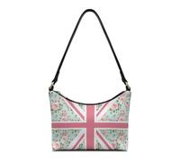 OPENARTUP Bolsa de piel para las axilas para mujer, con correa para el hombro, antirrobo, bonita y moderna con cremallera, para entrenamiento, vida diaria, caminar, viajes, Union Jack