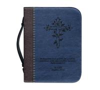OPENARTUP Funda de Biblia para iglesia, funda de transporte de Biblia extragrande, funda de Biblia con asa con soportes para bolígrafos, regalos de arte cristiano, Sé humilde y gentil, X-Large