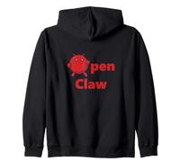 【OpenClaw】 Agente de IA de la Clase Abierta ejecución de Piratas informáticos binarios Dibujo de Puntos G PT Sudadera con Capucha