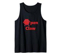 【OpenClaw】 Agente de IA de la Clase Abierta ejecución de Piratas informáticos binarios Dibujo de Puntos G PT Camiseta sin Mangas