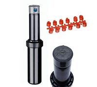Opengardenweb Aspersor de turbina Pop-Up 3/4 pulgadas Super-Pro K-Rain con juego de boquillas de repuesto de regalo