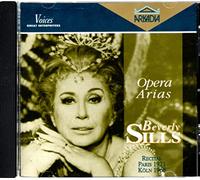 Opera Arias. Beverley Sills. Recital Paris 1971 Koln 1968. CD