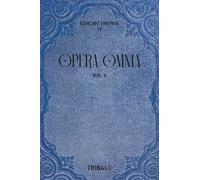 OPERA OMNIA VOL. V