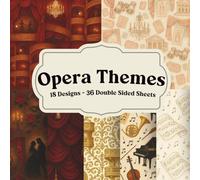 Opera Themes: Scrapbook Paper for Dramatic Vintage Stages, Ornate Details, and Classical-Inspired Collage Pages