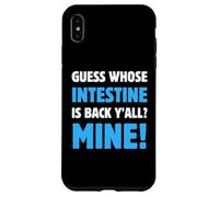 Operación Divertida del cáncer de Colon y cirugía de intestino Carcasa para iPhone XS MAX