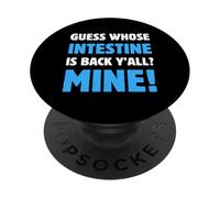 Operación Divertida del cáncer de Colon y cirugía de intestino PopSockets PopGrip Adhesivo