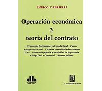 Operación económica y teoría del contrato