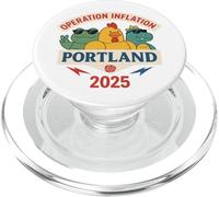 Operación Inflación - Portland 2025 Funny Protest PopSockets PopGrip para MagSafe