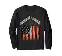 Operación Midnight Hammer - Martillo de medianoche con bandera Manga Larga