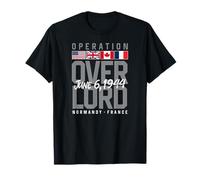 Operación Overlord Banderas Aliadas Normandía Francia 6 de Junio de 1944 Camiseta