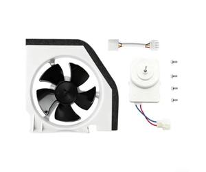 Operación silenciosa de la construcción plástica del metal del motor 120V de la fan del refrigerador para el recambio de los sistemas