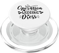 Operación Vestido de novia con flecha corazón despedida de soltera PopSockets PopGrip para MagSafe