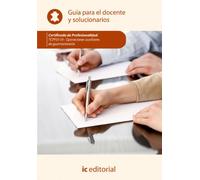 Operaciones auxiliares de guarnicionería. TCPF0110 - Guía para el docente y solucionarios (SIN COLECCION)