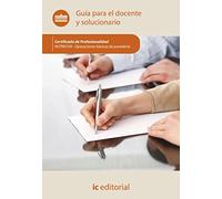 Operaciones básicas de pastelería. HOTR0109 - Guía para el docente y solucionarios