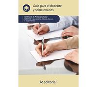 Operaciones básicas de pisos en alojamientos. HOTA0108 - Guía para el docente y solucionarios