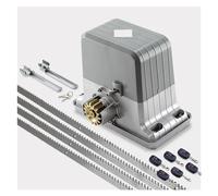 Operador automático de puerta corredera 1800KGS Motor AC220V/110V como cierre (sensor, botón, lámpara, opcional) Entrada a casa y jardín.(Kit 5)