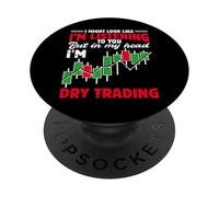 Operador de acciones Day Trading Crypto Mercado de valores Inversión de Dinero PopSockets PopGrip Adhesivo