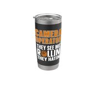 Operador de cámara Me ven ama hacer cine Operador de cámara Vaso térmico de acero inoxidable de doble pared