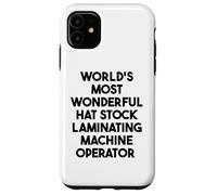 Operador de máquina laminadora de sombrero más maravilloso del mundo Carcasa para iPhone 11