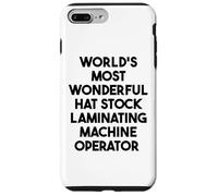 Operador de máquina laminadora de sombrero más maravilloso del mundo Carcasa para iPhone 7 Plus/8 Plus