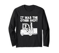 Operador de montacargas Conductor de montacargas Fue el Otro Turno Manga Larga