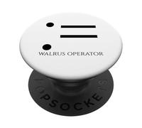 Operador de morsa - Lenguaje de programación informático divertido PopSockets PopGrip Adhesivo