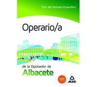 Operario/a de la Diputación de Albacete. Test del Temario Específico