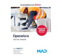 Operario/a del Ayuntamiento de Ávila. Test del Temario