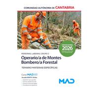 OPERARIO/A MONTES-BOMBERO/A FORESTAL PERSONAL LABORAL GRUPO