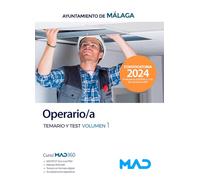 OPERARIO/A TEMARIO Y TEST 1 AYUNTAMIENTO MALAGA