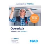 Operario/a. Temario Y Test Volumen 1