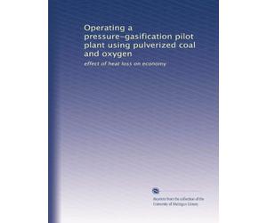 Operating a pressure-gasification pilot plant using pulverized coal and oxygen: effect of heat loss on economy