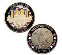 Operation Desert Storm Challenge Coin 30 aniversario ODS regalos militares para veteranos VetFriends.com