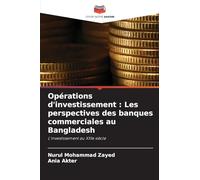 Opérations d'investissement: Les perspectives des banques commerciales au Bangladesh