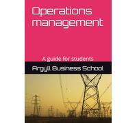 Operations management: A guide for students (Better business learning)