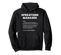 Operations Manager - Definición de Diccionario Divertido Sudadera con Capucha