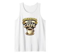 Operativo Dopo il Caffè Divertente Lavoro Stanchezza Caffè Camiseta sin Mangas