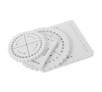 Operitacx 1 Juego Kit De Discos Para Tejer Cuerdas Y Pulseras Diy Herramienta Ligera Y Duradera Para Trenzado Manual Incluye Discos Redondos Y Cuadrados Para Macramé Y Cordones 4 Piezas