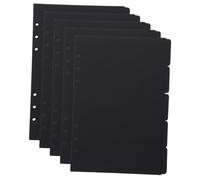 Operitacx 1 Juego Separadores Para Carpeta Diseño Y Pestañas Prácticas Para Organización De Notas Y 5 Piezas