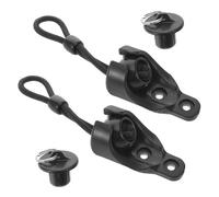 Operitacx 1 juego Soporte de Cortina con Accesorios Antiviento para de Rodillo Kit de Fijación con Bola y Clips Compatible con Diferentes Grosor de para Uso Interior y Exterior