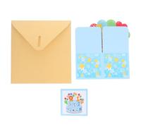 Operitacx 1 Juego Tarjeta Mano para Celebraciones y Decoración de Fiestas Diseño para Primer Cumpleaños para