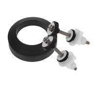 Operitacx 1 juego Tornillos de Reemplazo para Tanque de Inodoro con Junta de Goma Compatible con Asientos Estándar Fugas Selladas y Estabilidad Kit para Reparación de Accesorios
