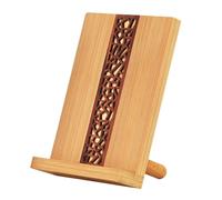 Operitacx 1 Pc Soporte para Teléfono Móvil Soporte para Tablet para Escritorio Soporte Móvil para Mesa Soporte De Teléfono para Mesa Celúla De Madera Nogal Marco De La Foto
